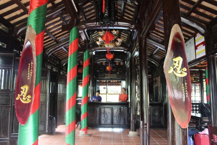 Không gian cổ điển bên trong khu lễ tân